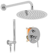 REA-P8007 - Душ комплект с вграден смесител LUNGO лъскав хром