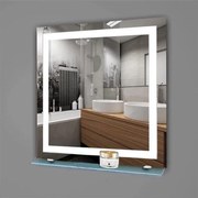 Огледало за баня LED осветление LM Abyss Trace, ел.отопление, рафт, 1000×800mm