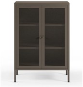 Сиво метално шкафче 70x100x40 cm Fayna – Marckeric