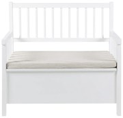 Бяла трапезна пейка със склад Assila Aster - Actona