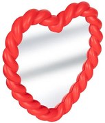 Декорация огледало за стена Сърце Twist, 33см