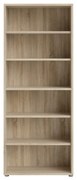 Модулен шкаф за книги в дъбов декор в естествен цвят 89x222 cm Prima - Tvilum