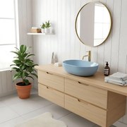 Умивалник за плот Rea LISA L.BLUE SHINY