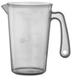 Horecano - Полипропиленова мерителна кана 500мл ф8,5xh13,5см прозрачна (GMCP-05)