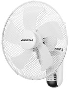 Aigostar -  Стенен вентилатор 45W/230V бял + д.у.