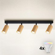 Brilagi - LED RGBW димируемо точково осветително тяло SELE MODERN 4xGU10/6,5W/230V Wi-Fi златисто