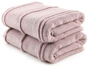 Розови кърпи в комплект от 2 бр. от тери 50x90 cm Arden – Foutastic