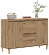 856485 vidaXL Сайдборд, дъб артизан, 102x35x70 см, инженерно дърво