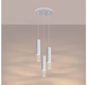 Sollux SL.1689 - Пендел LAMI 3xGU10/10W/230V бял