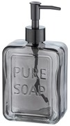 Дозатор за сапун от сиво стъкло Pure - Wenko
