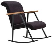 Люлеещо кресло LUNI черно