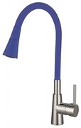Смесител за кухня ICF 7108223 HAVANA BLUE, месингов, син, 22x38см