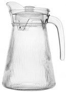 Horecano - Стъклена кана с капак 1,6л ф13,3xh22см (HC-11299)