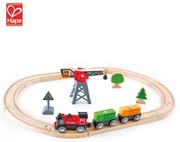 Hape - Дървен товарен влак H3731