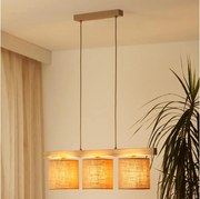 Brilagi - Пендел FOREST 3xE27/15W/230V бор/кафяв