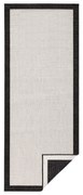 Черно-кремав килим за открито , 80 x 250 cm Panama - NORTHRUGS