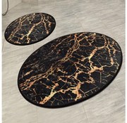 КОМПЛЕКТ 2x Баня GOLDES 60x100 см черно/злато