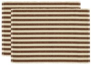 Подложки за хранене в комплект от 2 бр. със смес от юта 33x48 cm Statement Stripe – Södahl