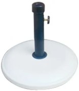 Стойка за чадър кръг 12 кг - Бяла