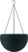 Пластмасова висяща и стенна саксия за цветя ø 35 cm Hangingsphere – Keter