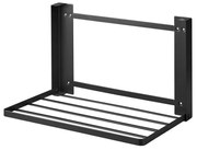 Матово черен стенен стоманен рафт за баня Tower – YAMAZAKI