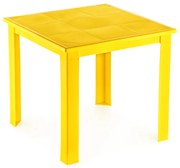 Детска маса квадрат Жълта 48 х 48 х 40 (TRN-050-02)