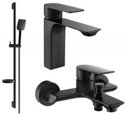 Mexen Alexa DS62 комплект за вана, черен - 71203DS62-70