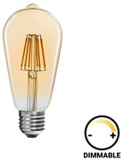 LED крушка ST64 - 342-000080 цвят кехлибар