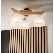 Brilagi - LED  Полилей за повърхностен монтаж ANTHONY 3xE14/40W/230V дъб/бял