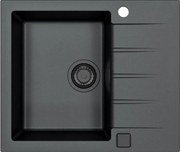 ALVEUS 1148158 - Кухненска мивка CADIT 59x50 см гранит/черен