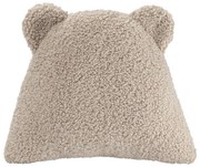 Светлокафява детска възглавница за диван от букле Bear – Wigiwama