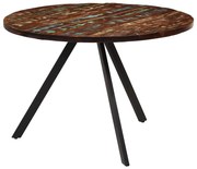 338477 vidaXL Трапезна маса, 110x75 cм, регенерирано дърво масив