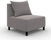 Модул Cristina среден в цвят сиво, 88х88х82 см