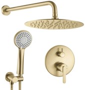 Душ система за вграждане Rea Ontario Brush Gold + BOX