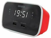 Радио часовник Aiwa CRU-19RD Червен