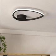 Eglo 902148 - LED таванно осветително тяло MOSCHELLA LED/9,7W/230V черно