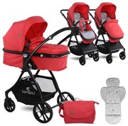 Детска комбинирана количка STARLIGHT LORELLI - Red
