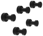 Aqualine - К-кт 5x Стенна закачалка SAMBA матов черен