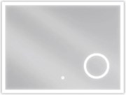 Mexen Kala осветено огледало за баня с козметично огледало 80 x 60 см, LED 6000K, анти-пара - 9820-080-060-611-00