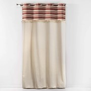 Памучно перде в тухлен и естествен цвят 140x240 cm Atlas – douceur d'intérieur