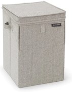Кутия за пране Brabantia Stackable 1000827, 35 л, Преден отвор, Широк капак, Сгъваема, Сив