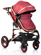 Комбинирана детска количка Gala MONI - червена