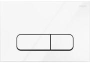 Mexen Fenix 02 бутон за промиване, бял лъскав - 600200