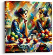 Картина на платно – Отражение в огледало с плодове