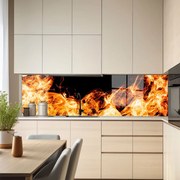 Ефектен кухненски гръб - Пламъци
