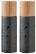 Черен керамичен комплект мелнички за сол и пипер 2 бр. Gastro Black – Bitz