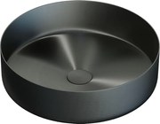 Мивка за плот LJORDAL, диаметър 40 см, стомана/черно