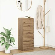 861705 vidaXL Сайдборд, дъб артизан, 37,5x35x99 см, инженерно дърво