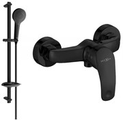 Mexen Fabia DB05 душ батерия с душ комплект, черна - 74654DB05-70