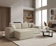 Ъглов диван Malaga mini I-Ekrou-Left